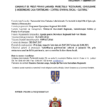 comunicat de presa casa fantaneanu