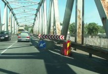 Podul Olt a cedat din nou