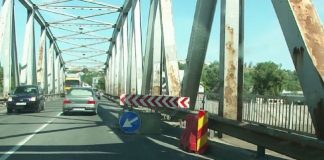 Podul Olt a cedat din nou