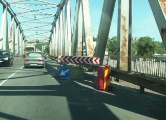 Podul Olt a cedat din nou