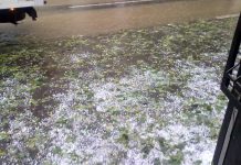 Grindina a făcut ravagii la Sprâncenata