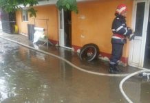 Olt: Primele intervenții ale pompierilor după codul portocaliu de ploi