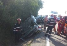 Accident cu victime la Saru