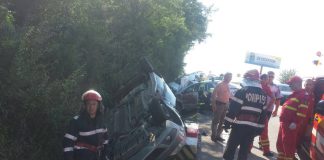 Accident cu victime la Saru
