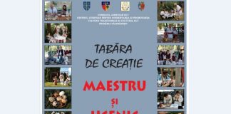 Tabăra de meșteșuguri: „Maestru și ucenic. Meșteri cu mâini de aur”, ediţia a XV-a