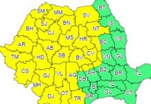 Oltul, sub cod galben de ploi și instabilitate atmosferică
