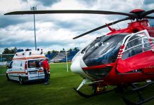 Minor trasportat la București cu elicopterul SMURD