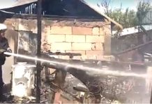 Incendiu puternic în comuna Schitu