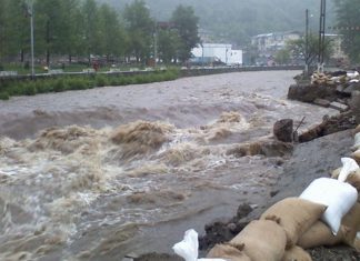 Cod Galben de inundații, pe râul Olt