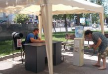 Olt: Puncte de prim-ajutor și distribuire a apei