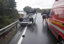 Un nou accident rutier la Pădurea Saru