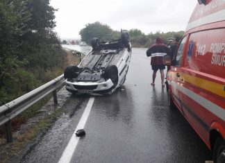 Un nou accident rutier la Pădurea Saru