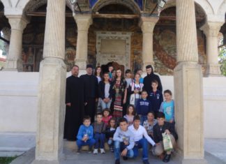 Copiii de la Centrul social din Grădinari, vizită la Mănăstirea Hurezi