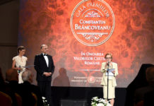 Primarul comunei Brâncoveni, Ion Cheroiu, și tânăra Maria Bianca Doriță, invitați de seamă la București