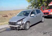 Două autoturisme implicate în accident la Găneasa