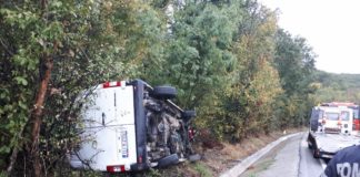 Accident rutier la Pădurea Saru