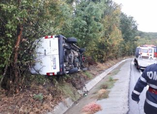 Accident rutier la Pădurea Saru