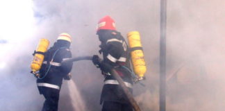 Incendiu violent la Grojdibodu