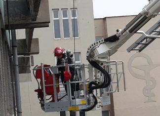 „Incendiu puternic” la spitalul din Slatina