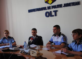 Peste trei sferturi dintre poliţiştii din IPJ Olt beneficiază de condiții deosebite de muncă