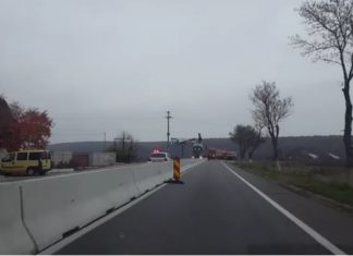 A început montarea separatoarelor de sens la Pădurea Saru