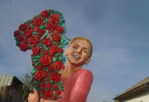 Simona Halep, sculptată de artistul oltean Cătălin Mihalache