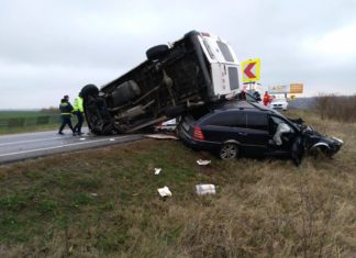 Accident rutier grav la Valea Mare