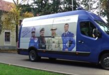 Caravana Jandarmeriei Române ajunge în Slatina