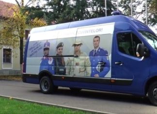 Caravana Jandarmeriei Române ajunge în Slatina