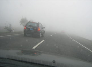 Cod GALBEN de ceață în județ