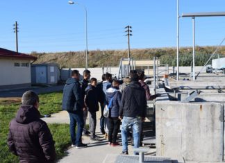 Elevi în practică la Compania de Apă Olt