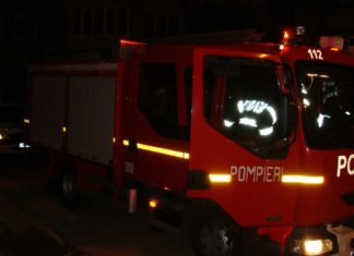 Incendiu puternic la Bistrița Nouă