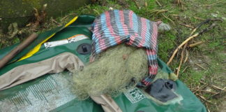 Pescuiau ilegal pe râul Olt