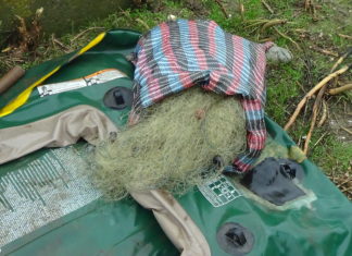 Pescuiau ilegal pe râul Olt