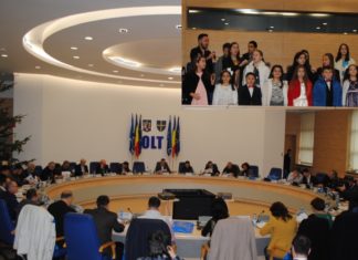 Moment neaşteptat în ultima ședință din acest an a Consiliului Județean Olt