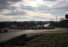 Sens giratoriu la Găneasa