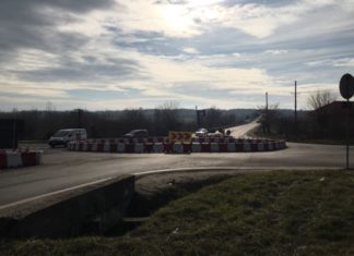 Sens giratoriu la Găneasa