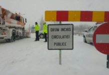 Patru drumuri județene rămân închise traficului rutier, în județul Olt