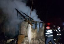 Bărbat mort în incendiu la Dăneasa