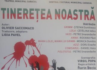 Spectacol de teatru la Caracal: „Tinerețea noastră”