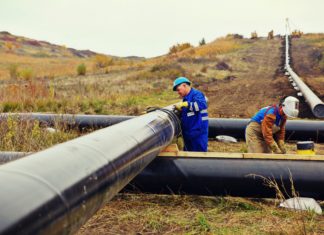 A început construcția gazoductului BRUA care va traversa și județul Olt