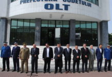 Ceremonial militar religios la Slatina, de Ziua Drapelului Naţional