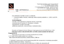 TMK-ARTROM SA SLATINA SCOATE LA CONCURS: