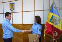 Ceremonie de depunere a jurământului militar la Inspectoratul de Jandarmi Județean Olt