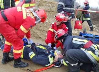 Scenariu de cutremur puternic, cu oameni prinşi sub dărâmături, experimentat de ISU Olt!