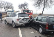 Accident în Balș. Traficul este blocat