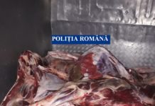 Aproape o tonă de carne confiscată de polițiști