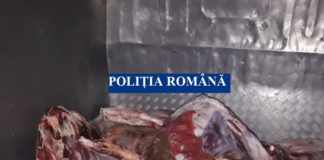 Aproape o tonă de carne confiscată de polițiști