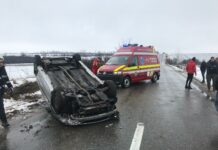 Accident. Victimele au refuzat transportul la spital