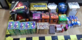 Peste 1.000 de kg de obiecte pirotehnice ridicate de polițiștii olteni